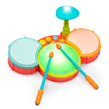 Little Beats Kids Drum Set by B. Toys