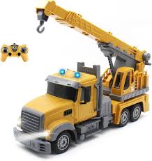 Leopmase 6-Channel Remote Control Crane Truck Toy