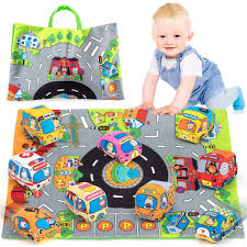 SYNARRY Soft Car Toys for Toddlers